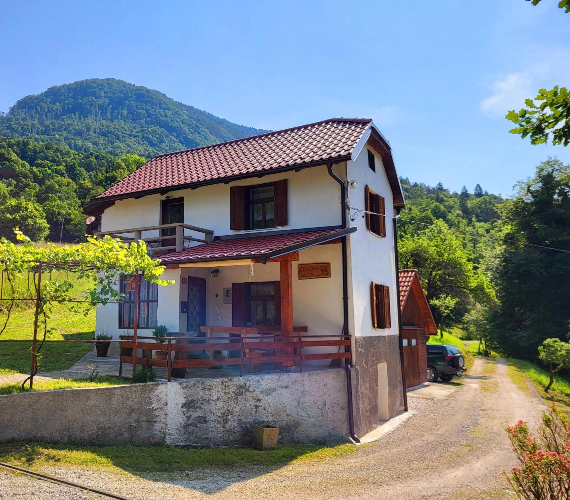 Cukova Bajta Most na Soči Exterior foto