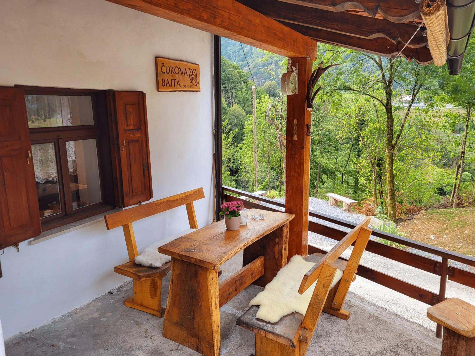 Cukova Bajta Most na Soči Exterior foto